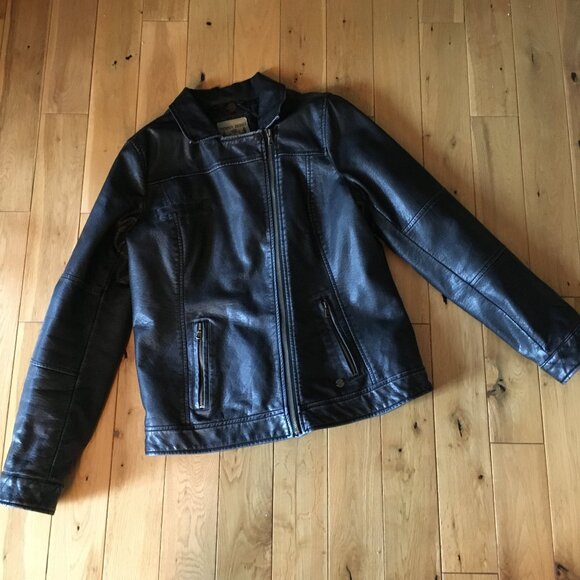 Point Zero Nicole Benisti Vegan Leather Moto Jacket - Picture 12 of 16